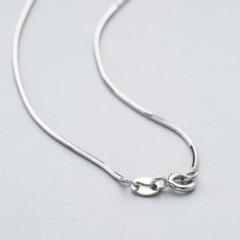 Chains Lo Paulina Genuine 925 Sterling Silver Snake Chain For Woman 40cm/45cm Europe Brand Necklace Collar Bijoux XL210121-S5