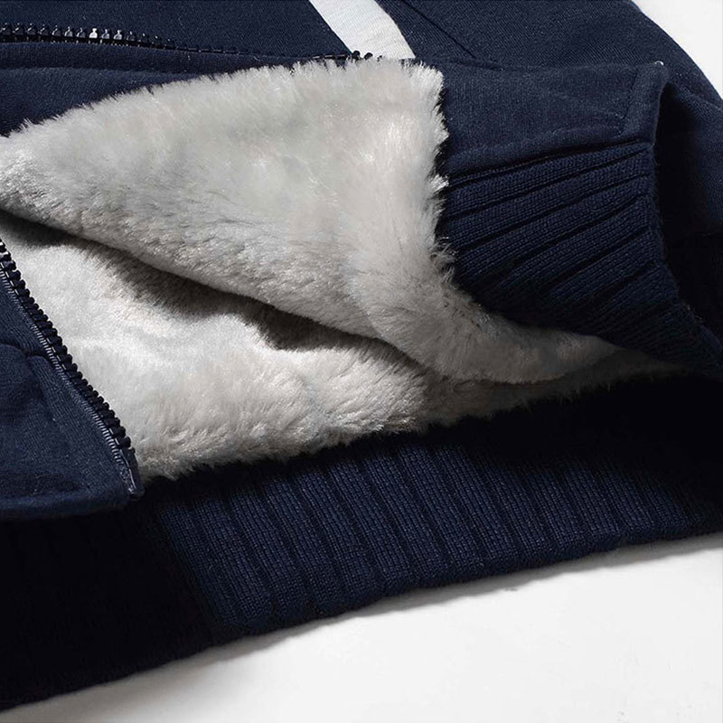 Warm Men Jackets Autumn Winter Casual Fleece Coats Mens Bomber Jacket Hoodies Fashion Hooded Male Outwear Slim Fit Hoody 3XL 4XL 201020