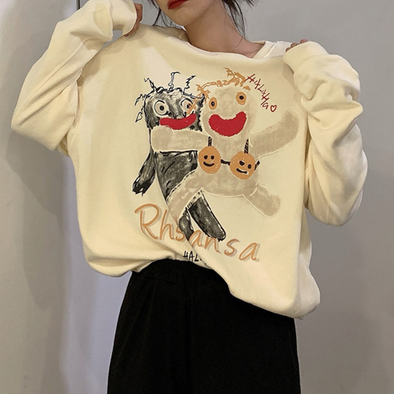 2021 New Kawaii Bear Japan Vintage Style Sweatshirt Women Crewneck Casual Loose Oversized Pullovers Autumn Fashion Teens Girls Tops 7be1, Blue
2021 New Kawaii Bear Japan Vintage Style Sweatshirt Women Crewneck Casual Loose Oversized Pullovers Autumn Fashion Teens Girls Tops 7be1, Blue