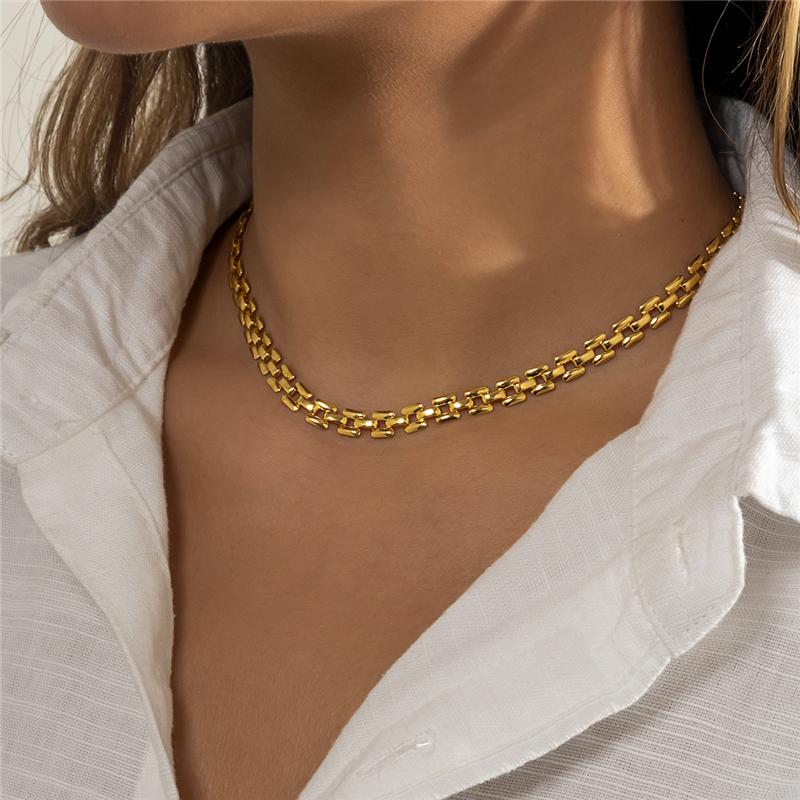 Chains Ailodo Vintage Square Thin Chain Necklace For Women Minimalist Gold Silver Color Party Wedding Statement Jewelry Gift
Chains Ailodo Vintage Square Thin Chain Necklace For Women Minimalist Gold Silver Color Party Wedding Statement Jewelry Gift