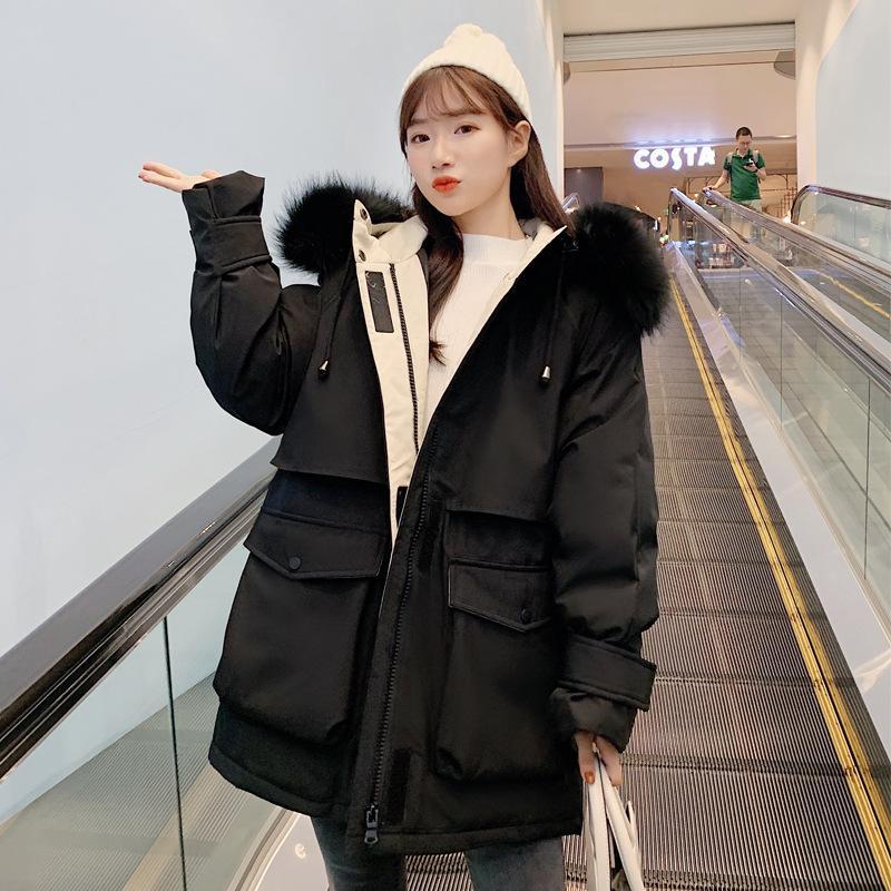 Women's Down & Parkas Winter Jacket 2021 Korean Loose Cotton Clothing Female Oversize Coat Large Size Quilted Women Warm