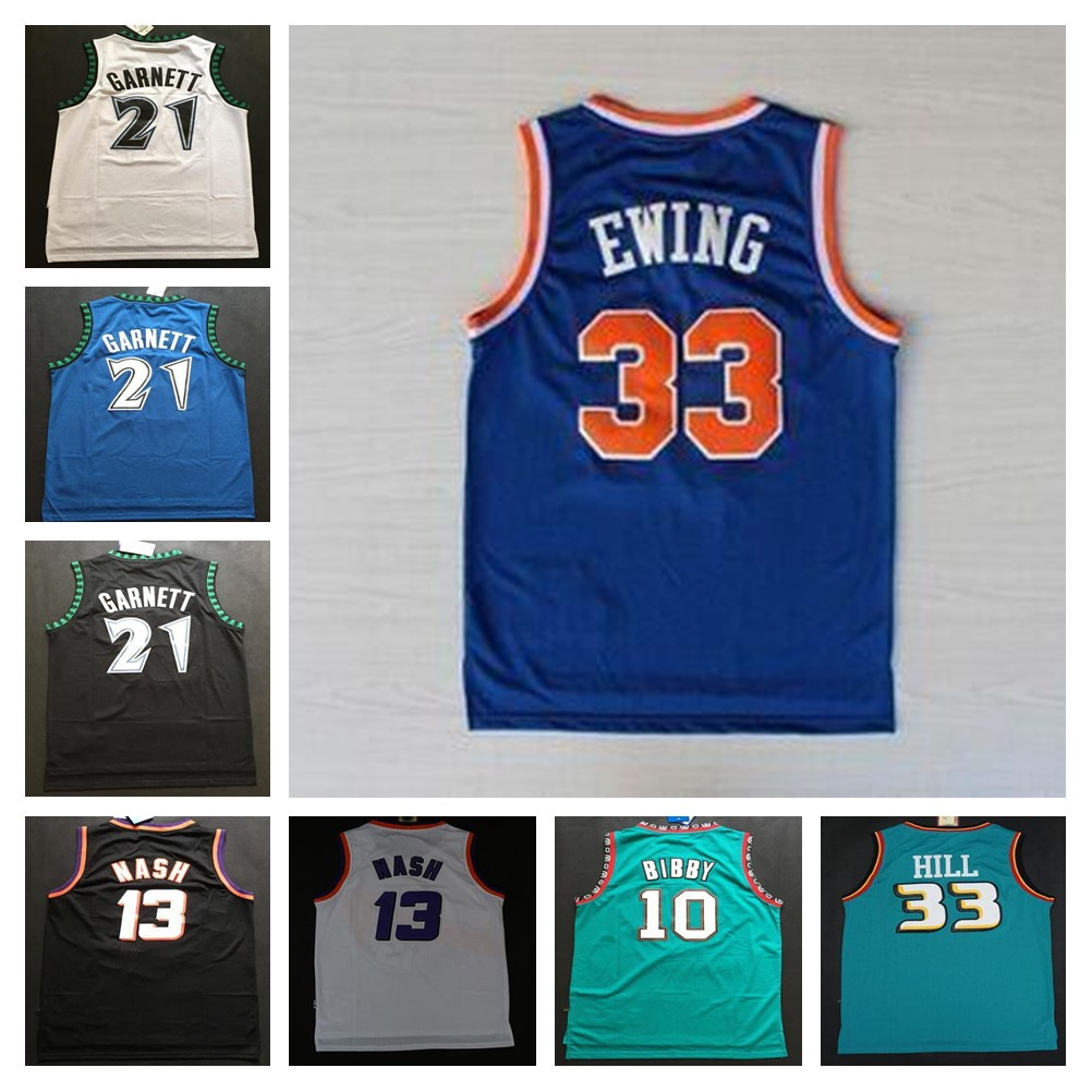 Retro Basketball Jerseys Garnett 33 Hill ason Stockton 32 Karl Malone Jason Williams Ewing Gary Payton Kemp Barkley Jersey Ncaa, Colour 1
Retro Basketball Jerseys Garnett 33 Hill ason Stockton 32 Karl Malone Jason Williams Ewing Gary Payton Kemp Barkley Jersey Ncaa, Colour 1