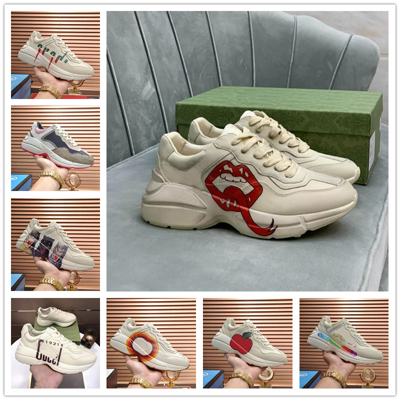 Casual shoes Rhyton Sneaker designer Plaid pattern Platform Classic Suede Leather gg guccie Sports Skateboarding Shoes Men Women Vintage Lux, Black
Casual shoes Rhyton Sneaker designer Plaid pattern Platform Classic Suede Leather gg guccie Sports Skateboarding Shoes Men Women Vintage Lux, Black