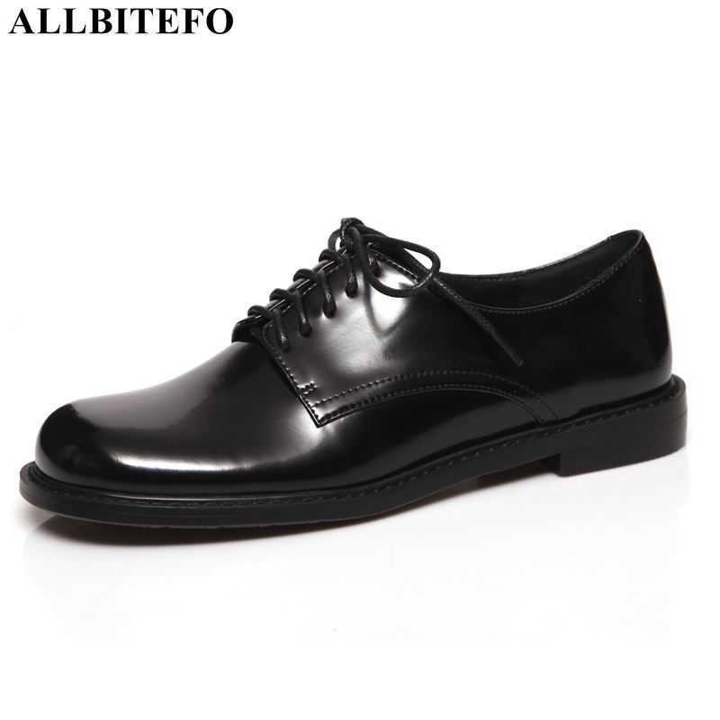 ALLBITEFO natural genuine leather women heels shoes round toe thick heel fashon low heel shoes high heels women kitten heels 210611, As picture
ALLBITEFO natural genuine leather women heels shoes round toe thick heel fashon low heel shoes high heels women kitten heels 210611, As picture