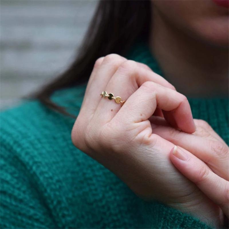 Cluster Rings 14K Gold Filled Coins Minimalism Knuckle Ring Jewelry Anillos Mujer Bague Femme Boho Aneis For Women
Cluster Rings 14K Gold Filled Coins Minimalism Knuckle Ring Jewelry Anillos Mujer Bague Femme Boho Aneis For Women