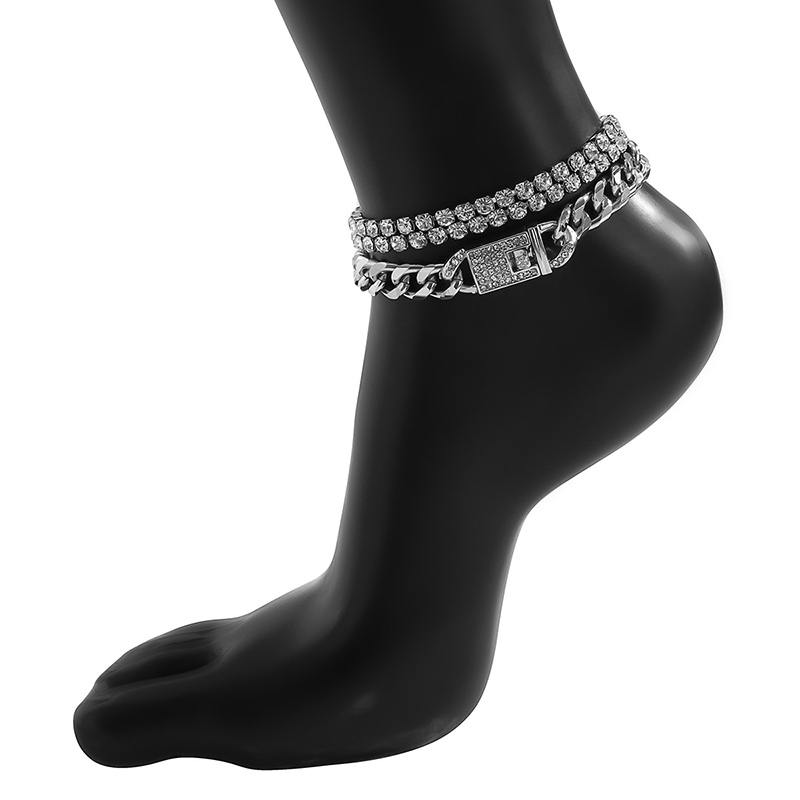 Bohemian Claw chain Cuban Buckle Anklets Set Metal Beach Multilayer Designer Retro Diamond Micro-inlay Combination Handmade Alloy Rhinestone Anklet Jewelry Gift
Bohemian Claw chain Cuban Buckle Anklets Set Metal Beach Multilayer Designer Retro Diamond Micro-inlay Combination Handmade Alloy Rhinestone Anklet Jewelry Gift