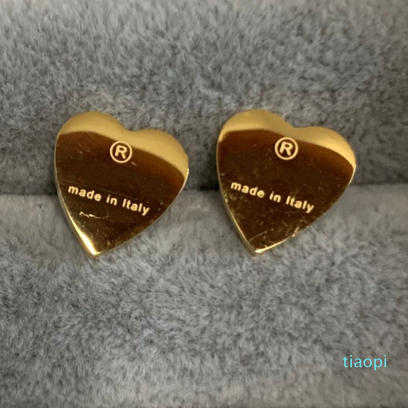 High Quality Stainless Steel Women Designer Stud High Polished Luxury Style Simple Heart-shaped Couple Earrings For Lady Party Wedding Hoop
High Quality Stainless Steel Women Designer Stud High Polished Luxury Style Simple Heart-shaped Couple Earrings For Lady Party Wedding Hoop