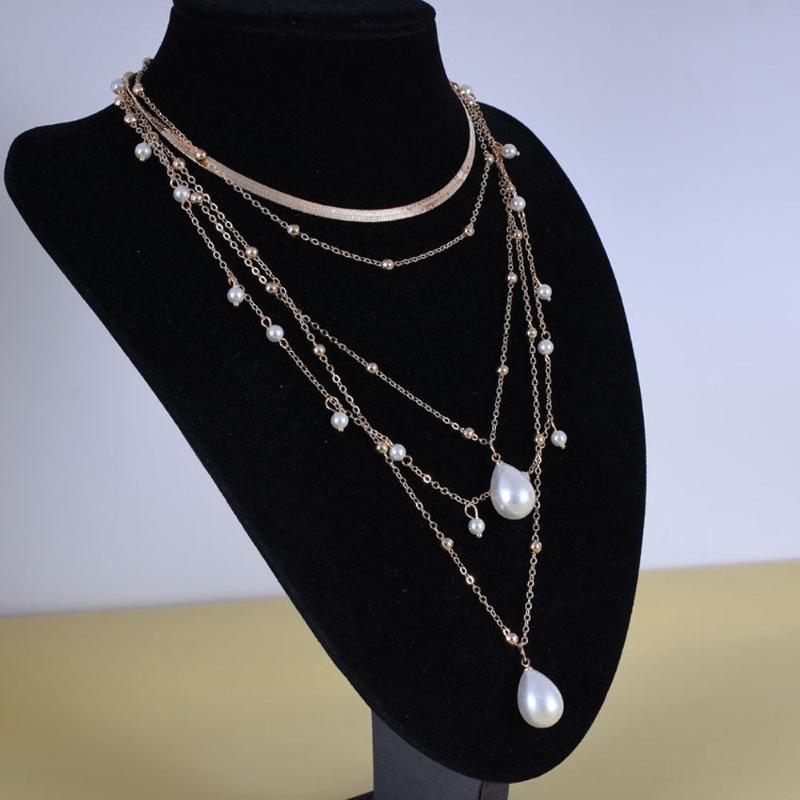 Chains Fashion Jewelry Gold Color Imitation Pearl Bohemian Gift For Women Summer Choker Necklace Long
Chains Fashion Jewelry Gold Color Imitation Pearl Bohemian Gift For Women Summer Choker Necklace Long
