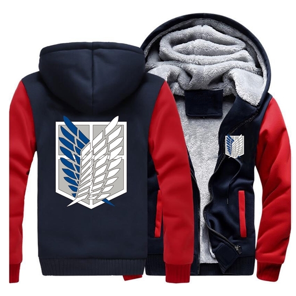 Attack On Titan Winter Coat Cosplay Scout Legion Jackets Sweatshirt Japan Anime Fleece Hooded Tracksuit Thick Harajuku Coats G0909, Wine red
Attack On Titan Winter Coat Cosplay Scout Legion Jackets Sweatshirt Japan Anime Fleece Hooded Tracksuit Thick Harajuku Coats G0909, Wine red