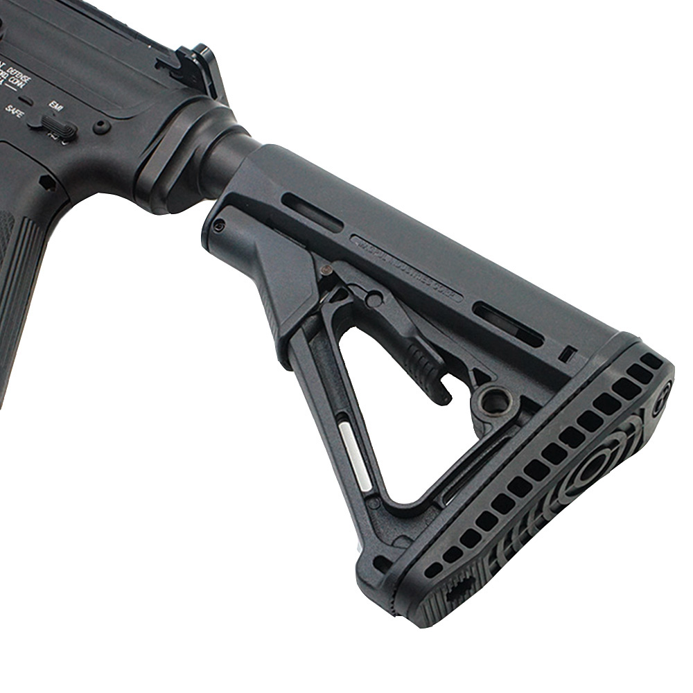 

Pts Tactical .223 Ctr Nylon Polymer Carbine Rifle Stock with Enhanced Butt-pad Commercial Spec 6 Position Collapsible Buttstock