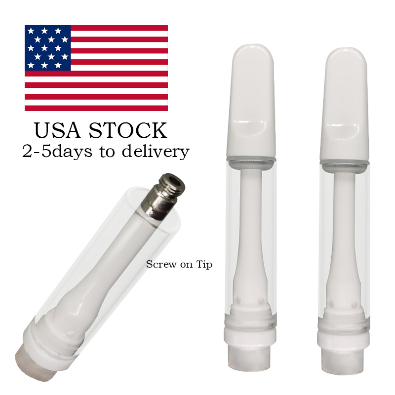 510 Ceramic Carts Vape Cartridges Package Atomizers 1ml Screw on Tip Cartridge E Cigarettes Disposable Vape Pen Cart USA Stock Available Lead Free
510 Ceramic Carts Vape Cartridges Package Atomizers 1ml Screw on Tip Cartridge E Cigarettes Disposable Vape Pen Cart USA Stock Available Lead Free