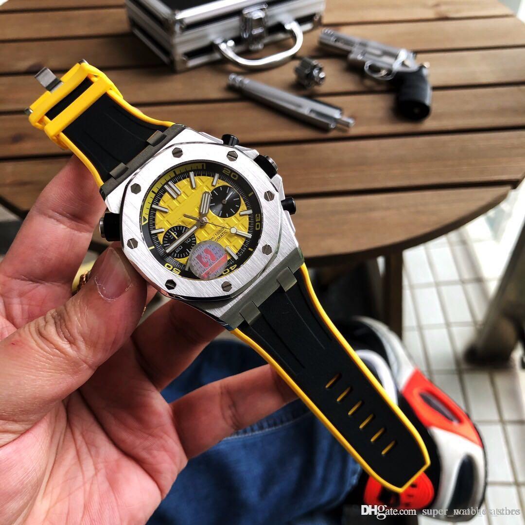 Super Men's watch montre DE luxe automatic multi-functional mechanical movement watches 42mm 316fine steel watchcase waterproof, Box
Super Men's watch montre DE luxe automatic multi-functional mechanical movement watches 42mm 316fine steel watchcase waterproof, Box