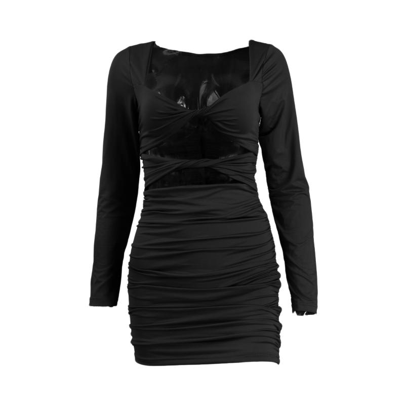 Casual Dresses EUSHEY 2022 Spring Autumn Sexy Hollow Out Women Dress Fashion Bodycon Tight Club Female Streetrwear Short, Black
Casual Dresses EUSHEY 2022 Spring Autumn Sexy Hollow Out Women Dress Fashion Bodycon Tight Club Female Streetrwear Short, Black