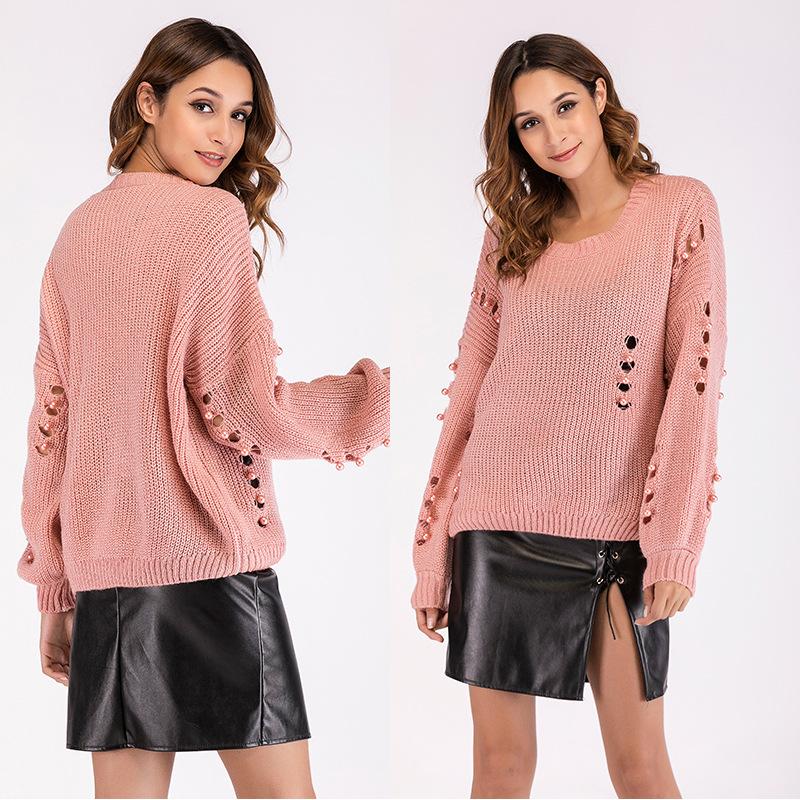 Women's Sweaters Spring Autumn Hollow Out Knitted Sweater Women Casual Plus Size Long Sleeve Pullovers Jumpers Tops Blouse Rapa De Mujer, Pink
Women's Sweaters Spring Autumn Hollow Out Knitted Sweater Women Casual Plus Size Long Sleeve Pullovers Jumpers Tops Blouse Rapa De Mujer, Pink