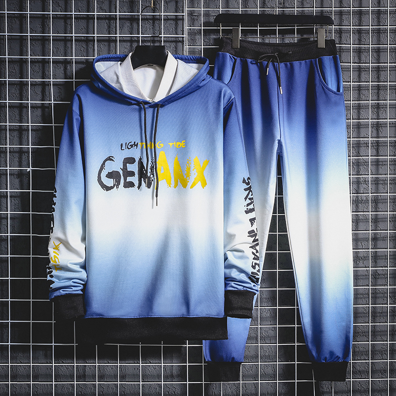 2021 Hooded Hoodies Spring Autumn New Men's Sportswear Hoodies+pants 2 Pieces Sets Hip Hop Street Loose Tracksuits 26ij, Blue
2021 Hooded Hoodies Spring Autumn New Men's Sportswear Hoodies+pants 2 Pieces Sets Hip Hop Street Loose Tracksuits 26ij, Blue