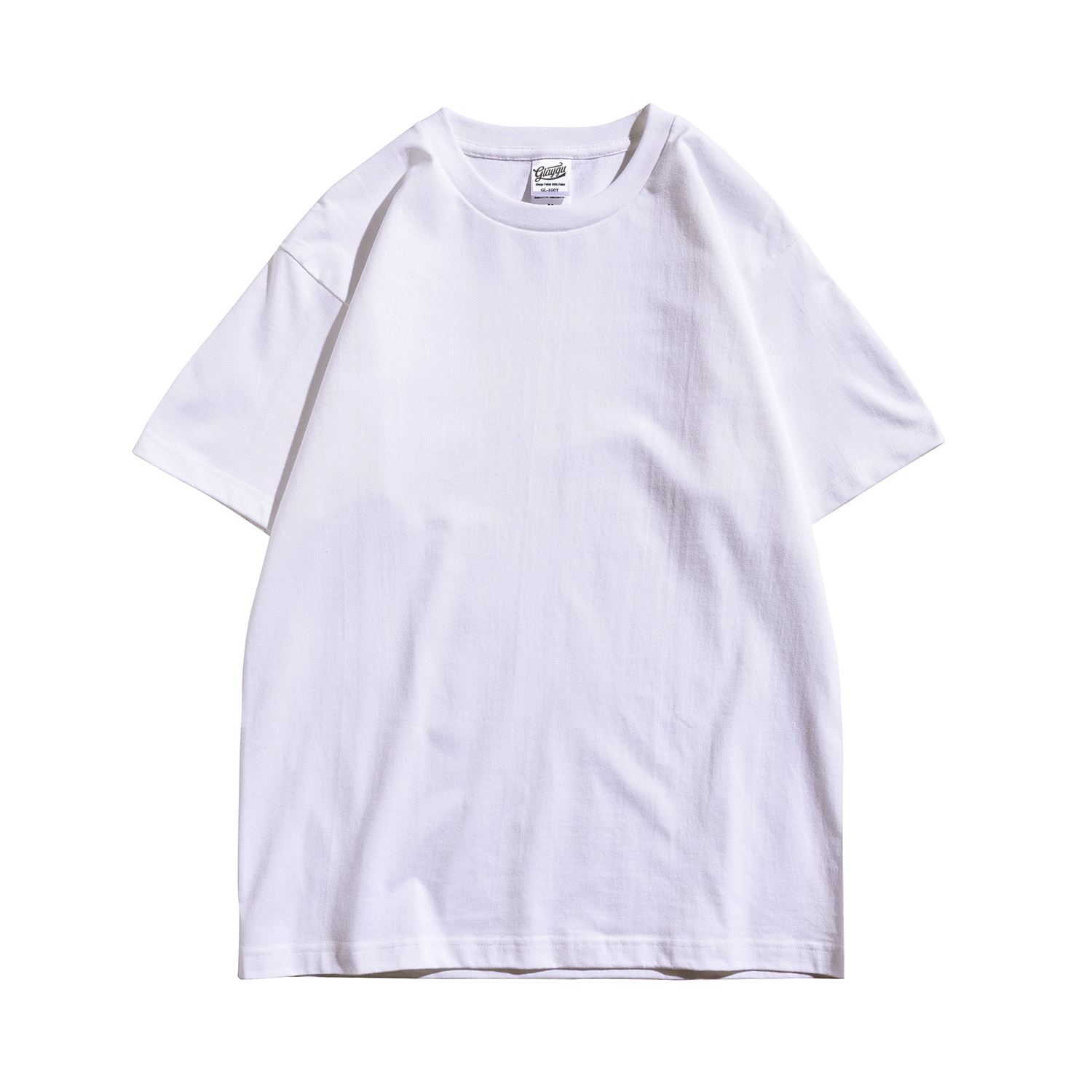 summer fashion work T- shirt men plus size cotton short for men 210225