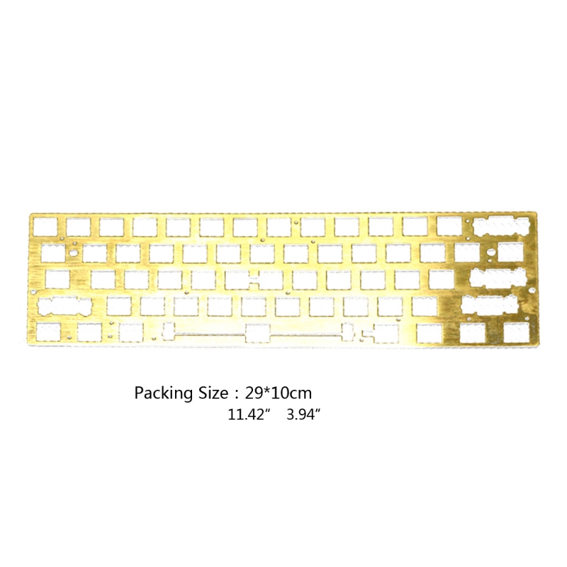 60% Brass Drawing Concurrence Positioning Plate GH60 GK61 PCB Plate Keyboard 667C