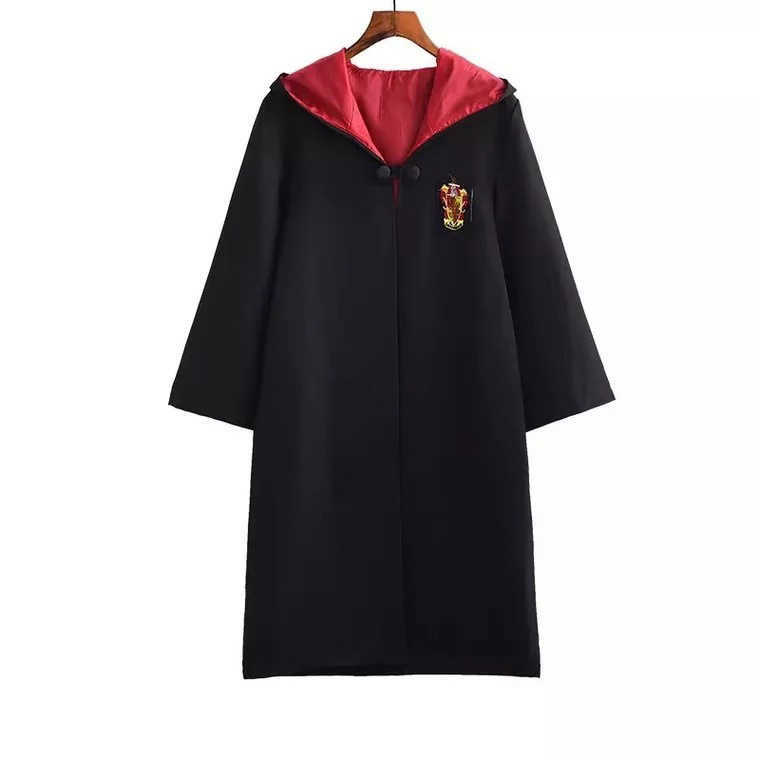 Adult Kids Halloween Costume Children Women Men Magic School Robe Cloak Tie Uniform Wizard Witch Granger Costume Y0827 - view 3