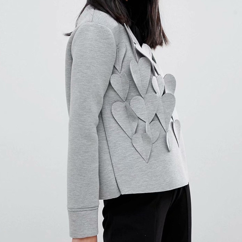 Woman Hoody feminine Hoodie women's sweatshirt ropa mujer sudadera mujer Appliques long sleeve back zipper O neck female tops T200407