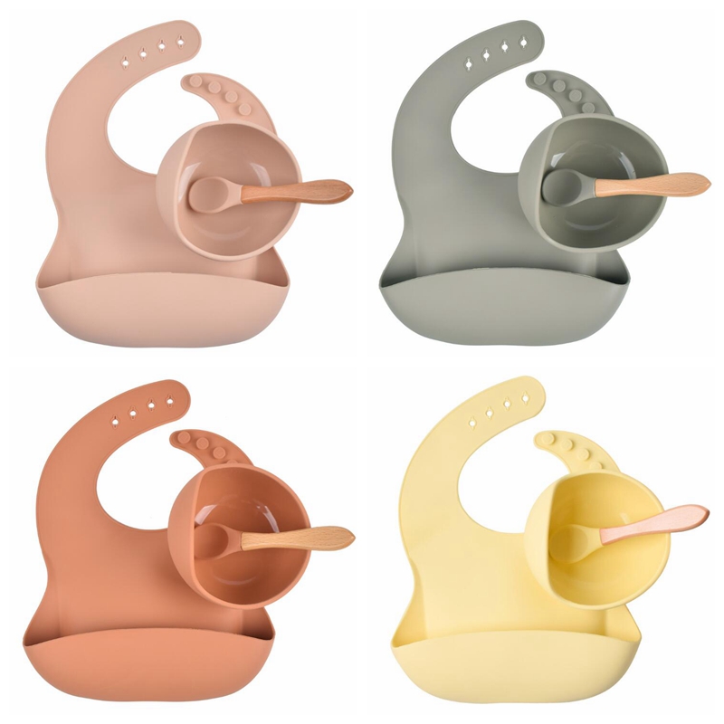 Baby Feeding Set Food Grade Silicone Bibs Baby Plate Non-silp Suction Bowl Kids Tableware Waterproof Bib BPA Free Spoon 3pcs/set YL424-1
Baby Feeding Set Food Grade Silicone Bibs Baby Plate Non-silp Suction Bowl Kids Tableware Waterproof Bib BPA Free Spoon 3pcs/set YL424-1
