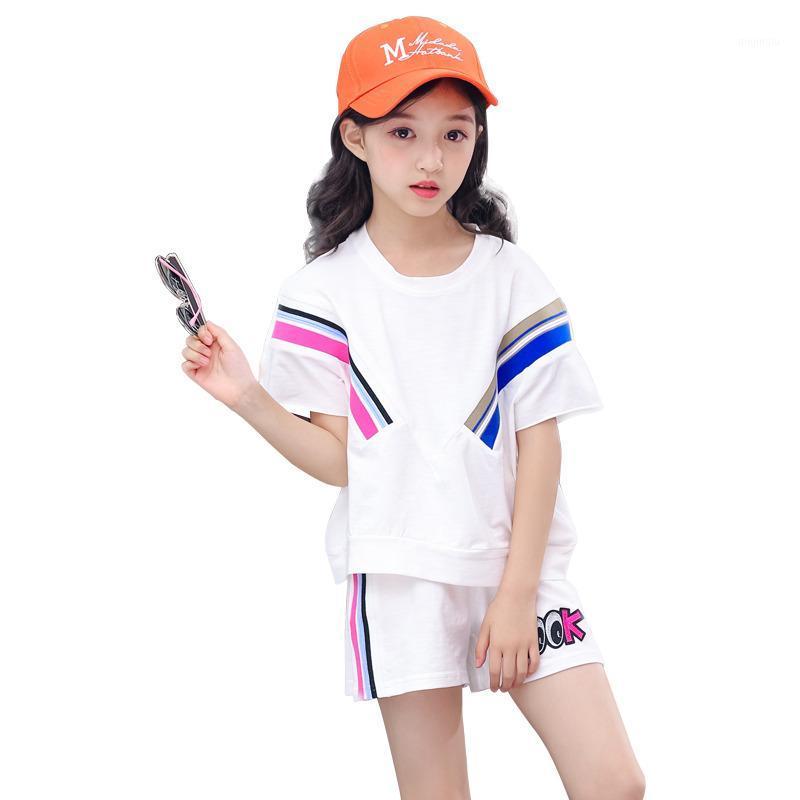 Clothing Sets Fashion Kids Girl Clothes Set Sportswear Summer Baby Colorful Striped Tshirt Shorts 2Pcs/Sets Children Outfit Cotton Tracksuti, White
Clothing Sets Fashion Kids Girl Clothes Set Sportswear Summer Baby Colorful Striped Tshirt Shorts 2Pcs/Sets Children Outfit Cotton Tracksuti, White