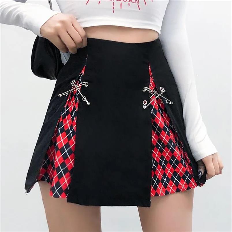 gothi mini mall goth punk women skirt patchwork plaid print high waist black egirl summer dark academia emo
gothi mini mall goth punk women skirt patchwork plaid print high waist black egirl summer dark academia emo