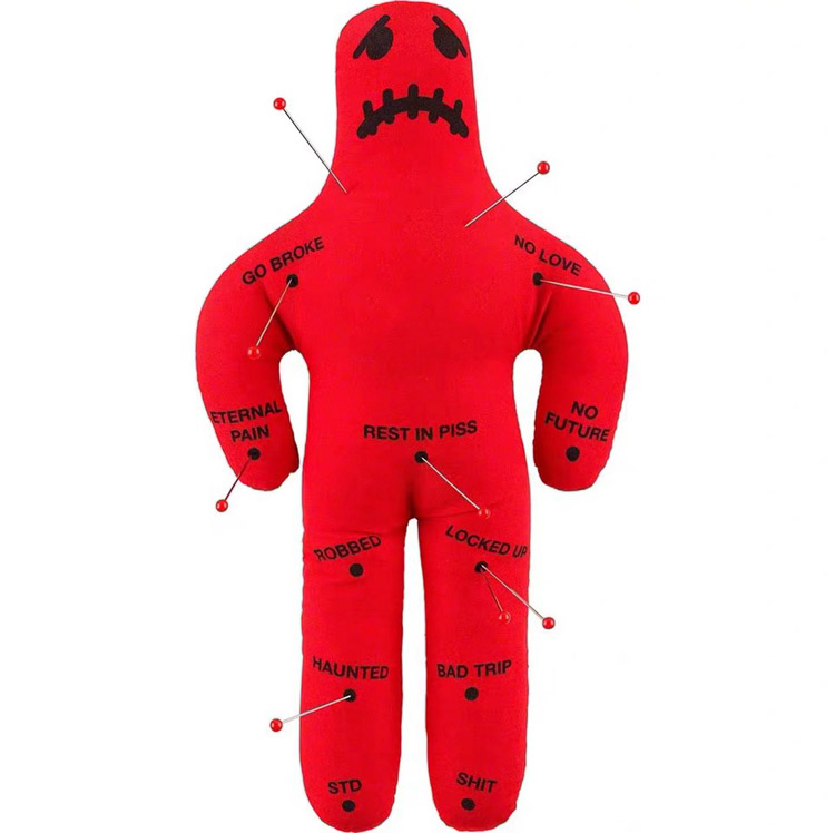 Voodoo doll Puppet Doll Needle set Keychain pendant