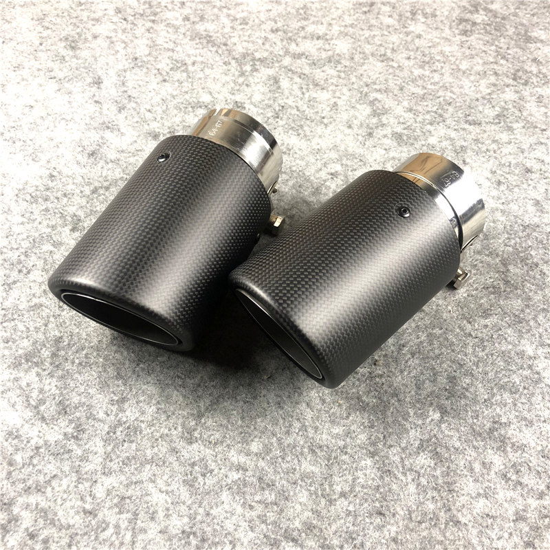 1 Pair Universal Carbon Fiber Exhaust Pipe Curly Edge Matte Exhausts Tips Akrapovic Car Style Muffler Tail End Tip
1 Pair Universal Carbon Fiber Exhaust Pipe Curly Edge Matte Exhausts Tips Akrapovic Car Style Muffler Tail End Tip