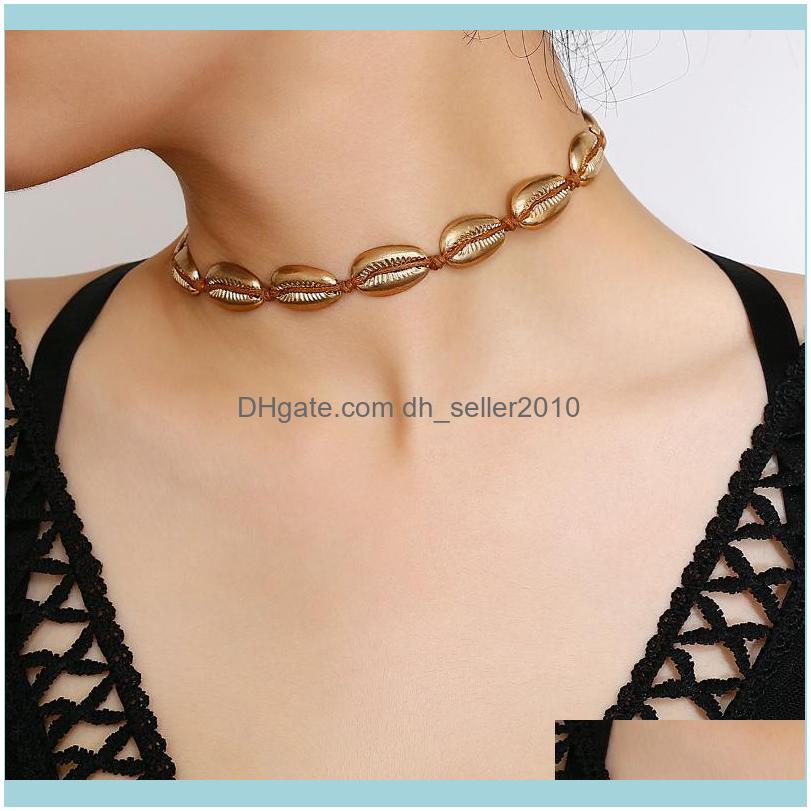 Necklaces & Pendants Jewelrybohemian Sea Shell Choker Necklace Jewelry For Women Summer Beach Gold Sier Color Rope Chain Collar Chokers Drop
Necklaces & Pendants Jewelrybohemian Sea Shell Choker Necklace Jewelry For Women Summer Beach Gold Sier Color Rope Chain Collar Chokers Drop