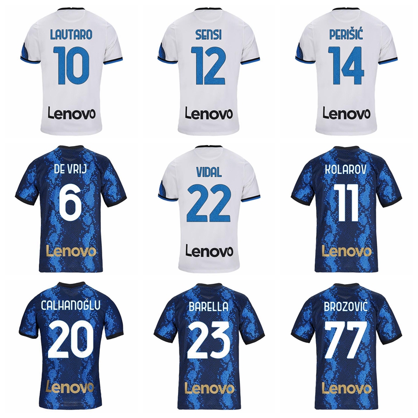 2021 2022 Men 10 LAUTARO Soccer Jersey 7 ALEXIS 77 BROZOVIC 23 BARELLA 14 PERISIC 24 ERIKSEN 19 CORREA 9 DZEKO 22 VIDAL 37 SKRINIAR 6 DE VRI, Black;yellow
2021 2022 Men 10 LAUTARO Soccer Jersey 7 ALEXIS 77 BROZOVIC 23 BARELLA 14 PERISIC 24 ERIKSEN 19 CORREA 9 DZEKO 22 VIDAL 37 SKRINIAR 6 DE VRI, Black;yellow