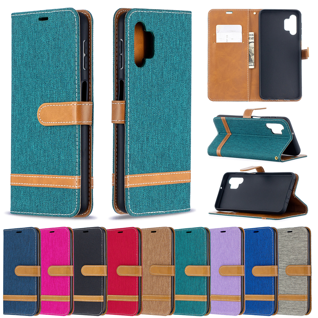 Jean Canvas Leather Wallet Case For Samsung A52 A72 A42 A21S S21 Ultra S20 FE A12 A32 A02S Hybrid Cloth Hit Flip Cover Strap, Pls let us know the color you want
Jean Canvas Leather Wallet Case For Samsung A52 A72 A42 A21S S21 Ultra S20 FE A12 A32 A02S Hybrid Cloth Hit Flip Cover Strap, Pls let us know the color you want