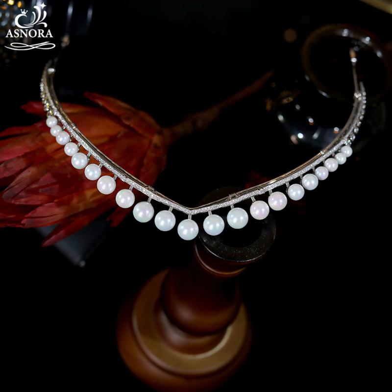 Hair Clips & Barrettes ASNORA Pearl Wedding Crowns Tiaras, Shiny Zircon Crystal Headband, Accessories, Party Headwear Girlfriend Gift
Hair Clips & Barrettes ASNORA Pearl Wedding Crowns Tiaras, Shiny Zircon Crystal Headband, Accessories, Party Headwear Girlfriend Gift