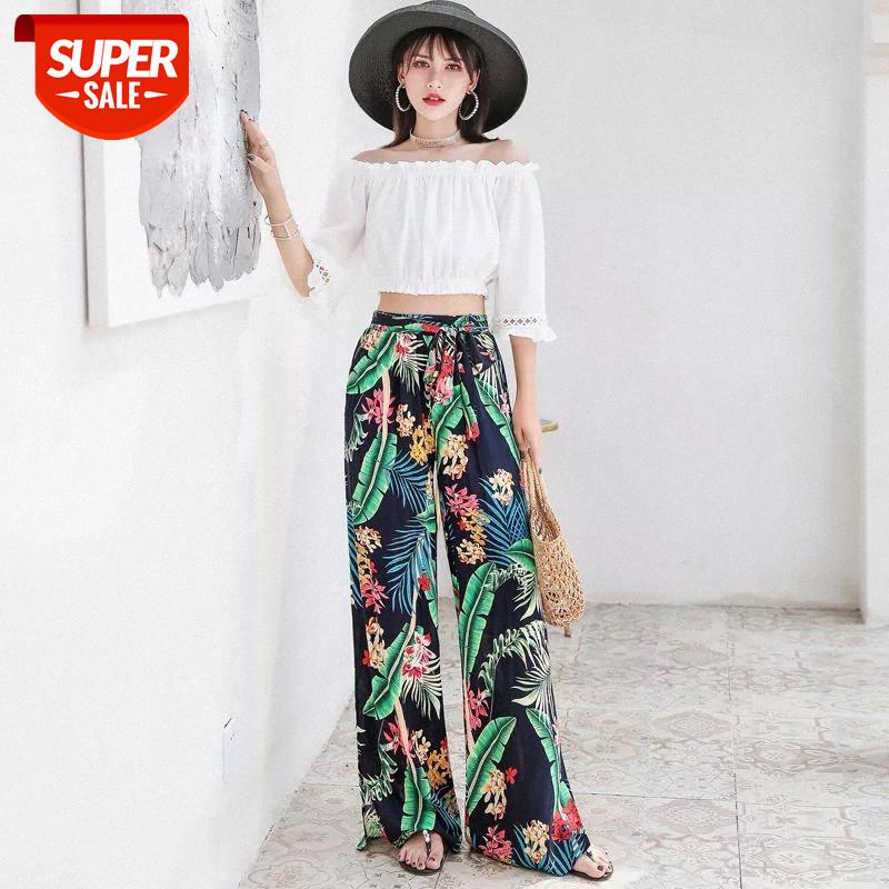 New cotton silk wide-leg pants women's summer thin printed beach pants with pockets loose long trousers pantalones de mujer #lT1V, Black;white
New cotton silk wide-leg pants women's summer thin printed beach pants with pockets loose long trousers pantalones de mujer #lT1V, Black;white