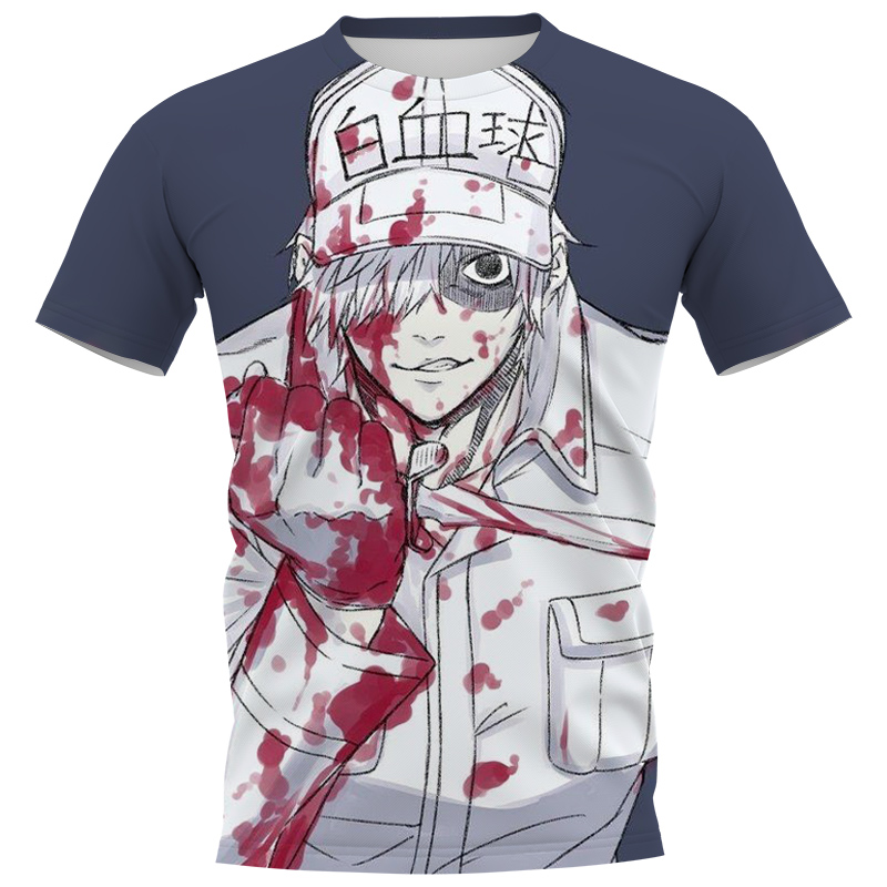 CLOOCL Cells At Work 3D Printed T-shirts Mens Casual Clothes Slim Short Sleeve Street Style T Shirts Teens Tops, #1
CLOOCL Cells At Work 3D Printed T-shirts Mens Casual Clothes Slim Short Sleeve Street Style T Shirts Teens Tops, #1