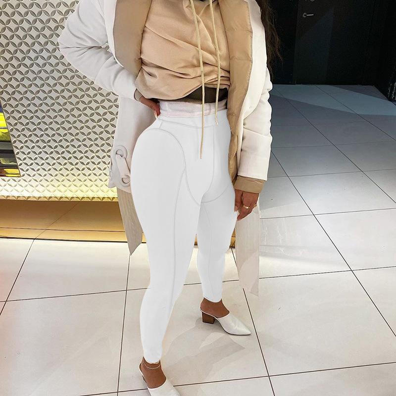Autumn Winter Sexy High Waist Stacked Leggings Fashion Party Gymwear Pencil Women Pants Fitness Sports White Yoga Pants, Black
Autumn Winter Sexy High Waist Stacked Leggings Fashion Party Gymwear Pencil Women Pants Fitness Sports White Yoga Pants, Black