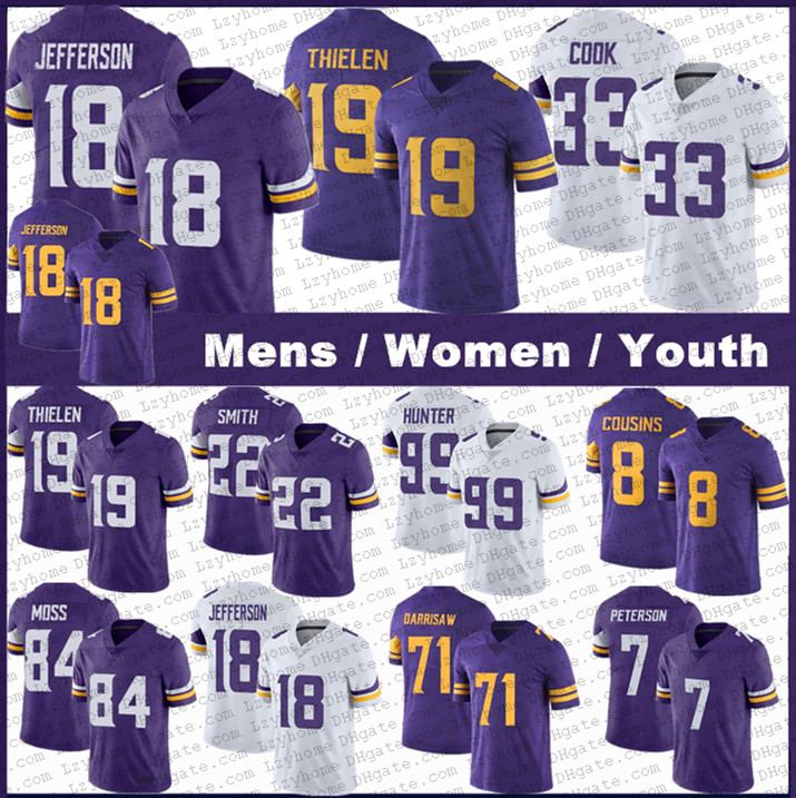 33 Dalvin Cook 19 Adam Thielen 18 Justin Jefferson 71 Christian Darrisaw Danielle Hunter 22 Harrison Smith Patrick Peterson Randy Moss Kirk Cousins Football Jerseys, My store(lzyhome)
33 Dalvin Cook 19 Adam Thielen 18 Justin Jefferson 71 Christian Darrisaw Danielle Hunter 22 Harrison Smith Patrick Peterson Randy Moss Kirk Cousins Football Jerseys, My store(lzyhome)