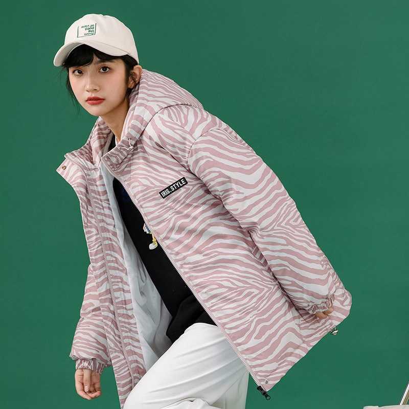 ] Coats and Jackets Women Winter Parka Cotton Padded Oversized 211018