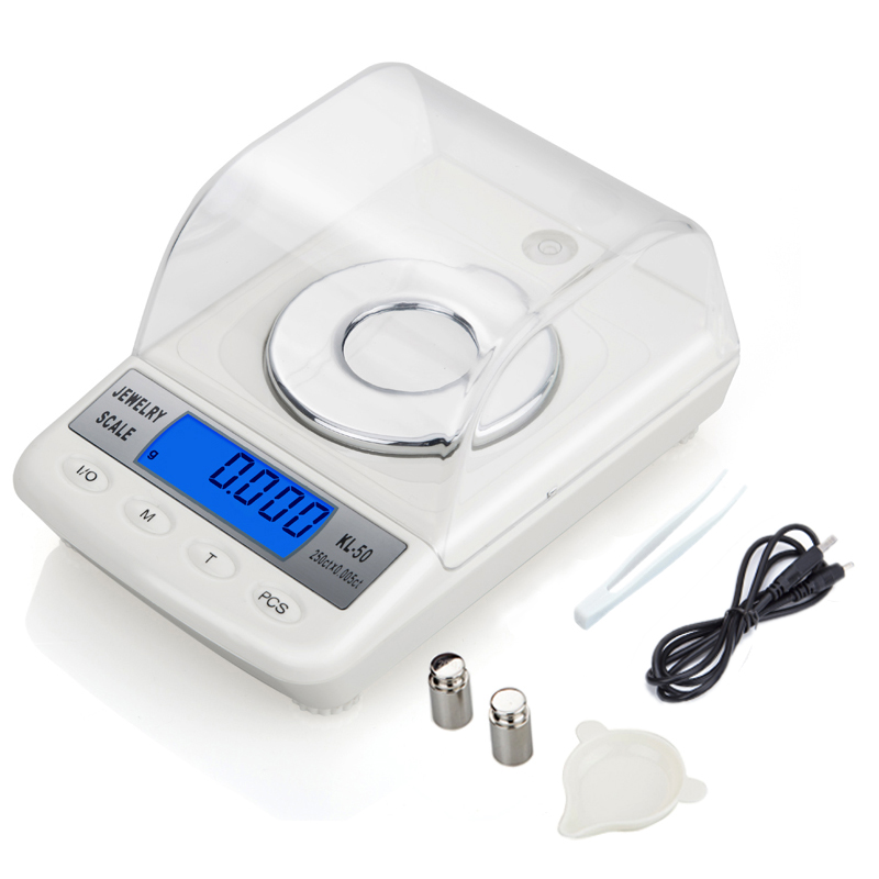 100g/50g 0.001g LCD Digital Jewelry Scales Precision Diamond Laboratory Weight Balance Medicinal Electronic Scale with USB cable
100g/50g 0.001g LCD Digital Jewelry Scales Precision Diamond Laboratory Weight Balance Medicinal Electronic Scale with USB cable