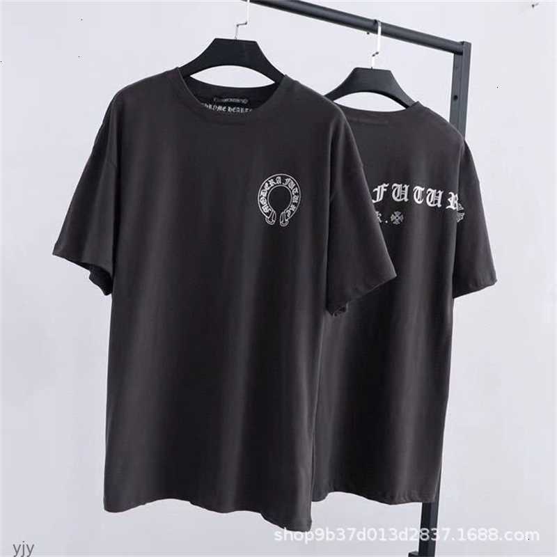 Ch Heart Cross Tide Brand High-grade Gray Letter Couple Short-sleeved T-shirt Chest and Back Are Printed Wbvf W8wv NC6H, White;black
Ch Heart Cross Tide Brand High-grade Gray Letter Couple Short-sleeved T-shirt Chest and Back Are Printed Wbvf W8wv NC6H, White;black