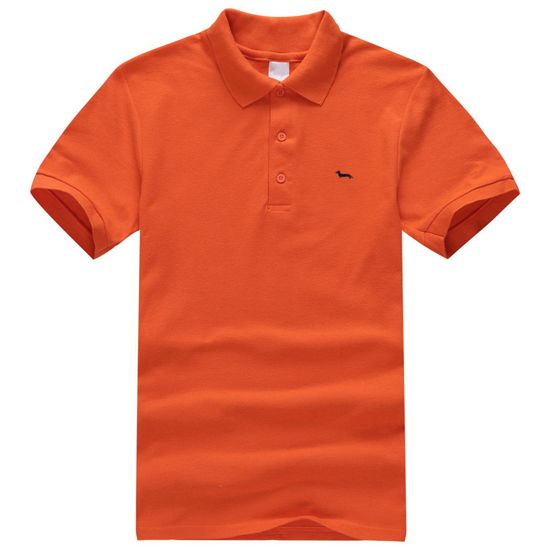Trend New Men's Summer Polo Shirt 100% Cotton Hot Sell Harmont Solid Slim Fit Thirteen Colors Blaine Breathable Soft Shirts Short Sleeve Top
