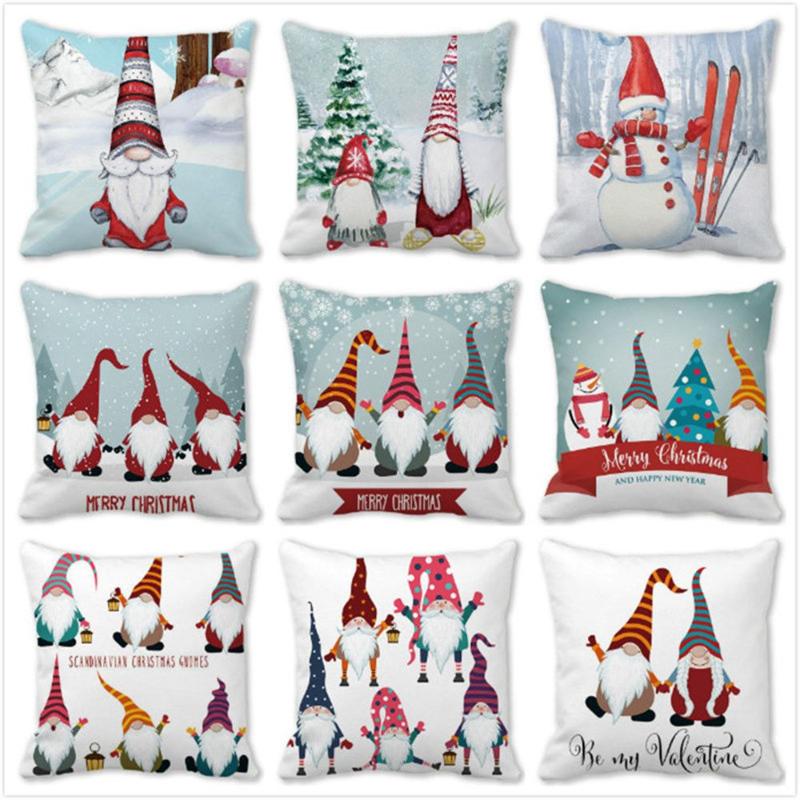 Pillow Case Home Square Decorations Painting Printed Covers Christmas Pillowcase Faceless Gnome Cushion Cover
Pillow Case Home Square Decorations Painting Printed Covers Christmas Pillowcase Faceless Gnome Cushion Cover