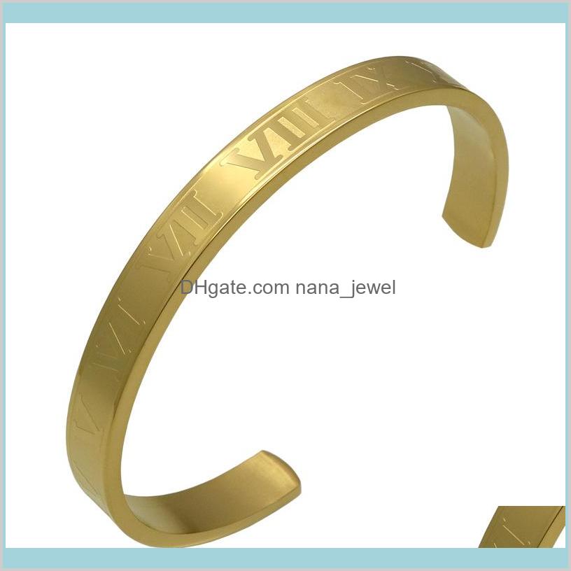 Roman Numerals Cuff Bracelets Wide And Thin Version Of The Same Star Couple Bracelet Fashion Opening Titanium Steel Bracelet Jewelry 3 Lz7Oc, White
Roman Numerals Cuff Bracelets Wide And Thin Version Of The Same Star Couple Bracelet Fashion Opening Titanium Steel Bracelet Jewelry 3 Lz7Oc, White