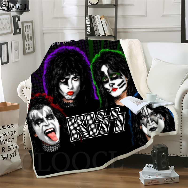 CLOOCL Hair Metal Kiss Band 3D Print Hip-hop Style Air Conditioning Blanket Teens Bedding Throw Blankets Plush Quilt
CLOOCL Hair Metal Kiss Band 3D Print Hip-hop Style Air Conditioning Blanket Teens Bedding Throw Blankets Plush Quilt