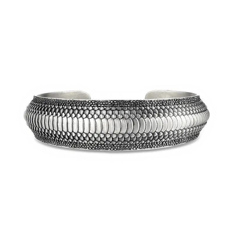 Bangle Fashion Vintage Personality Animal Dragon Scales Open Cuff Trend Bracelet For Men Wrist Jewelry Gift
Bangle Fashion Vintage Personality Animal Dragon Scales Open Cuff Trend Bracelet For Men Wrist Jewelry Gift