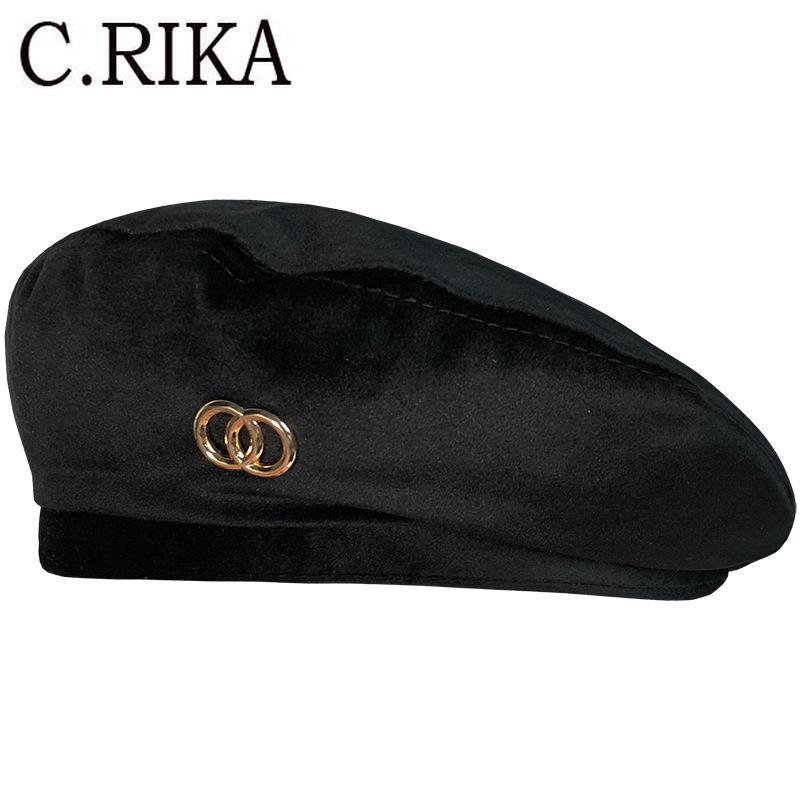 Berets 2021 Velvet Beret Women Autumn Winter Soild Circle Hat Japanese Lady Girl Fashion Vintage Black Painter French
Berets 2021 Velvet Beret Women Autumn Winter Soild Circle Hat Japanese Lady Girl Fashion Vintage Black Painter French