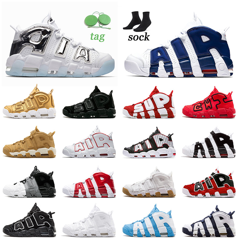 2021 High Quality Basketball Shoes Mens Womens Chrome Split Triple Black Varsity Red Scottie Pippen Air More Uptempo Sneakers EUR 47, A11 black 36-47
2021 High Quality Basketball Shoes Mens Womens Chrome Split Triple Black Varsity Red Scottie Pippen Air More Uptempo Sneakers EUR 47, A11 black 36-47