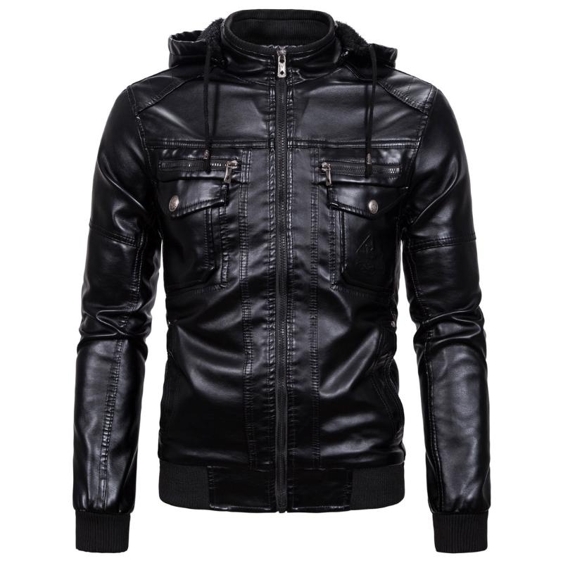 Men' Fur & Faux SZ.WENSIDI A34 Quality Leather Jackets 2021 Autumn Winter Coats Casual Motorcycle PU Jacket Male Biker, As picture
Men' Fur & Faux SZ.WENSIDI A34 Quality Leather Jackets 2021 Autumn Winter Coats Casual Motorcycle PU Jacket Male Biker, As picture