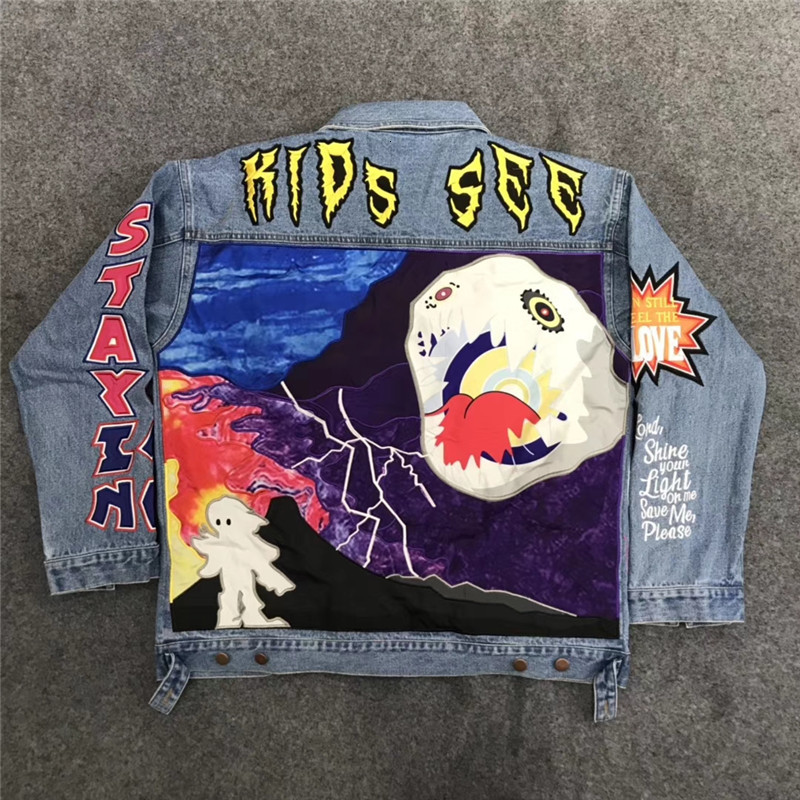 2021 New Homens Bordados Dos Desenhos Animados Travis Scott Astroworld Denim Jaqueta Masculina Jaquetas e Casacos Bomber Jacket V7l8
2021 New Homens Bordados Dos Desenhos Animados Travis Scott Astroworld Denim Jaqueta Masculina Jaquetas e Casacos Bomber Jacket V7l8