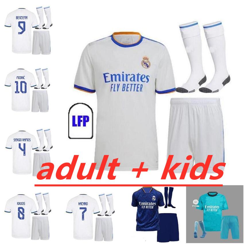 MEN Kids +Socks Real Madrid Soccer Jersey Fourth 20 21 22 HAZARD ASENSIO SERGIO RAMOS ALABA MODRIC MARCELO Camiseta 2021 2022 VINI JR BENZEMA Player Football Shirts, White
MEN Kids +Socks Real Madrid Soccer Jersey Fourth 20 21 22 HAZARD ASENSIO SERGIO RAMOS ALABA MODRIC MARCELO Camiseta 2021 2022 VINI JR BENZEMA Player Football Shirts, White