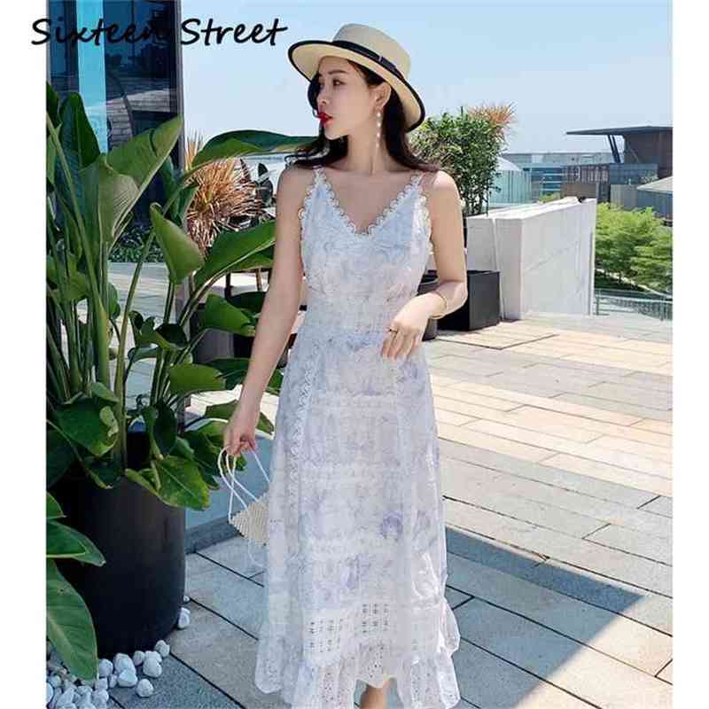 woman dress sleeveless V-neck summer beach floral embroidery casual mid-calf white female runway design bodycon 210603, Blue and white
woman dress sleeveless V-neck summer beach floral embroidery casual mid-calf white female runway design bodycon 210603, Blue and white
